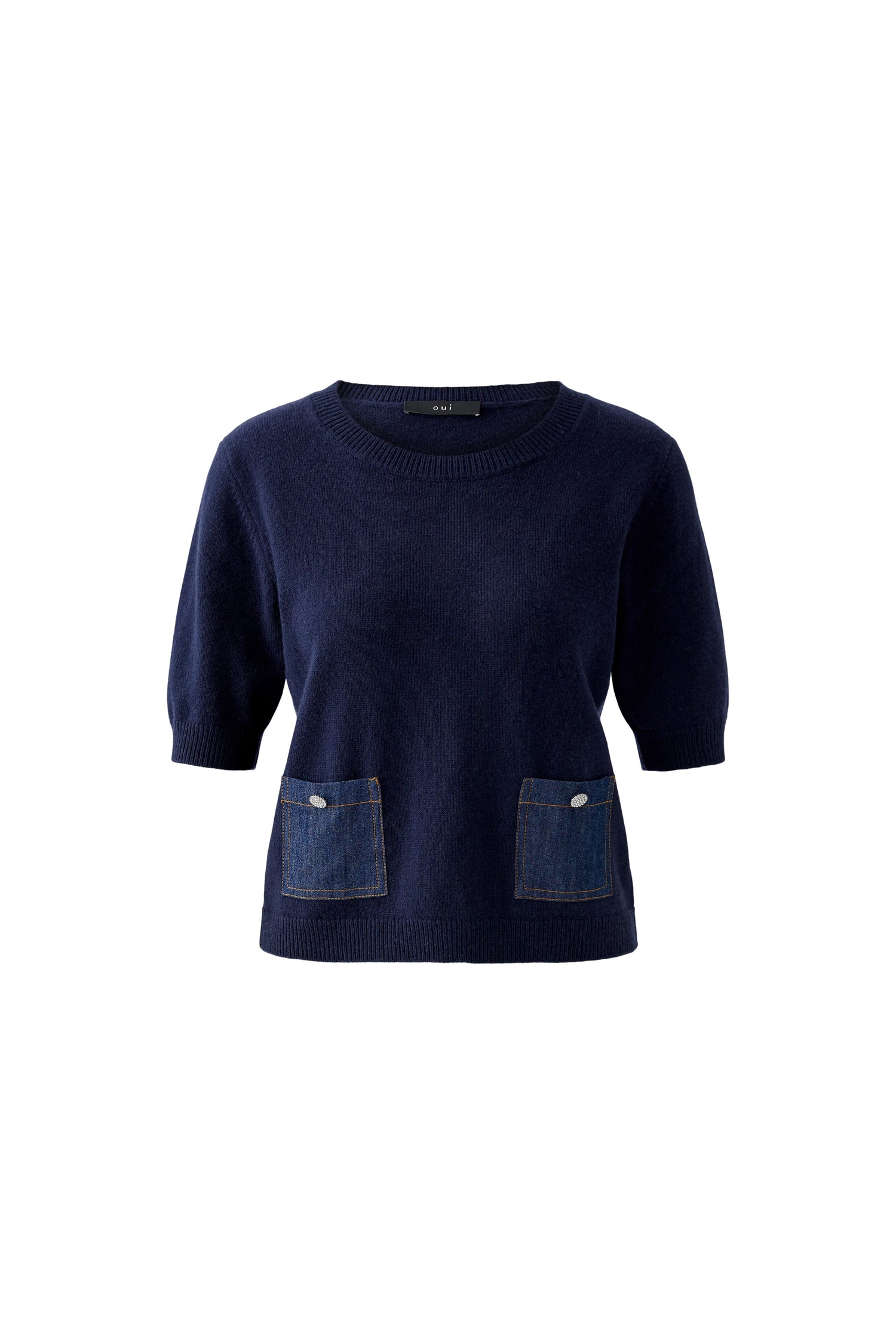 Oui- Denim Pocket Knit