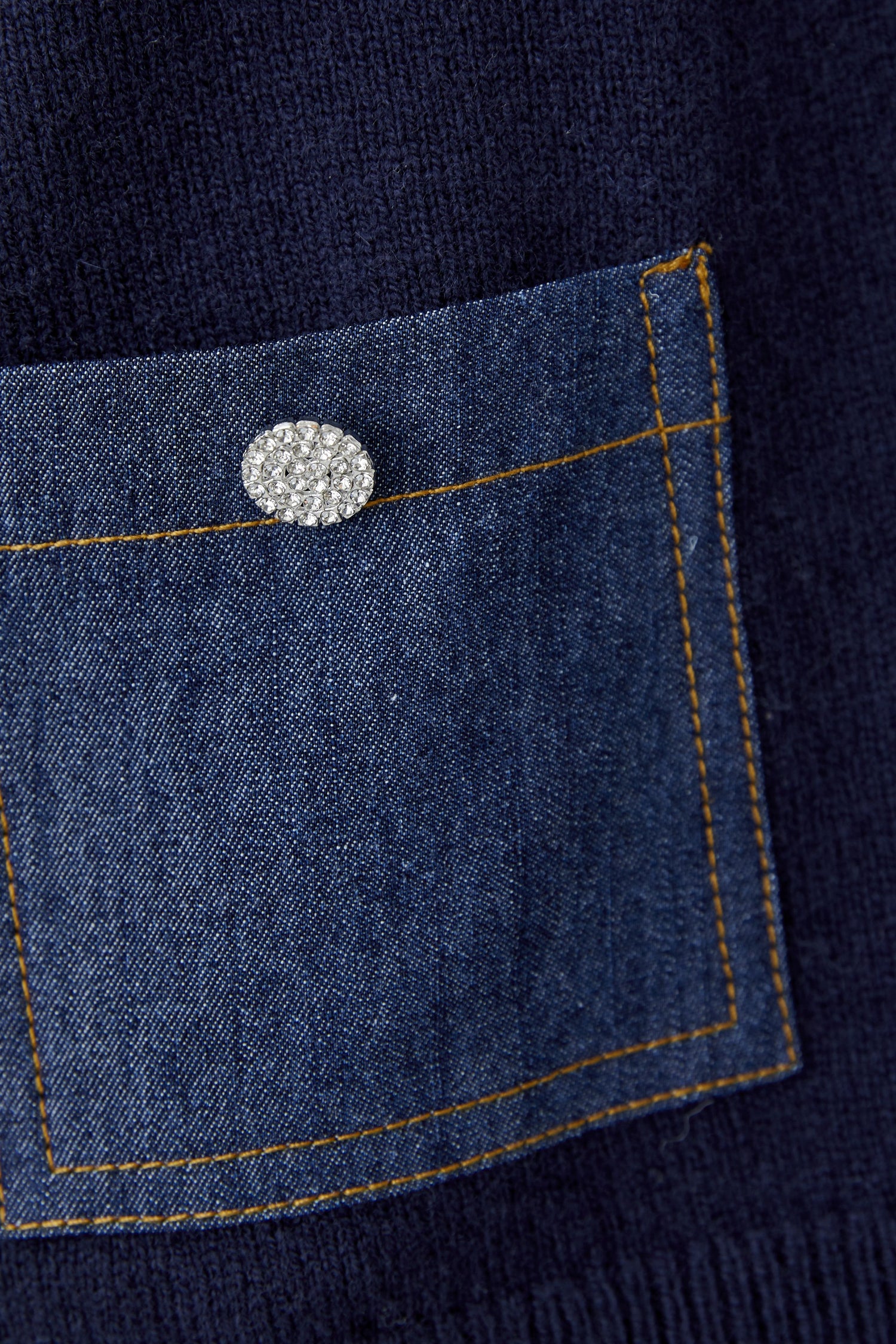 Oui- Denim Pocket Knit