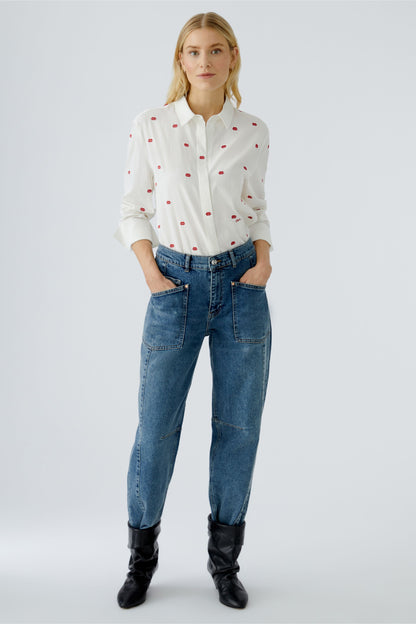 Oui - Red Lips Shirt