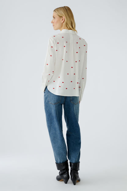 Oui - Red Lips Shirt