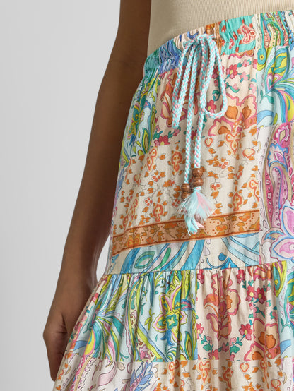 Emily Van Den Bergh -Paisley Print Skirt