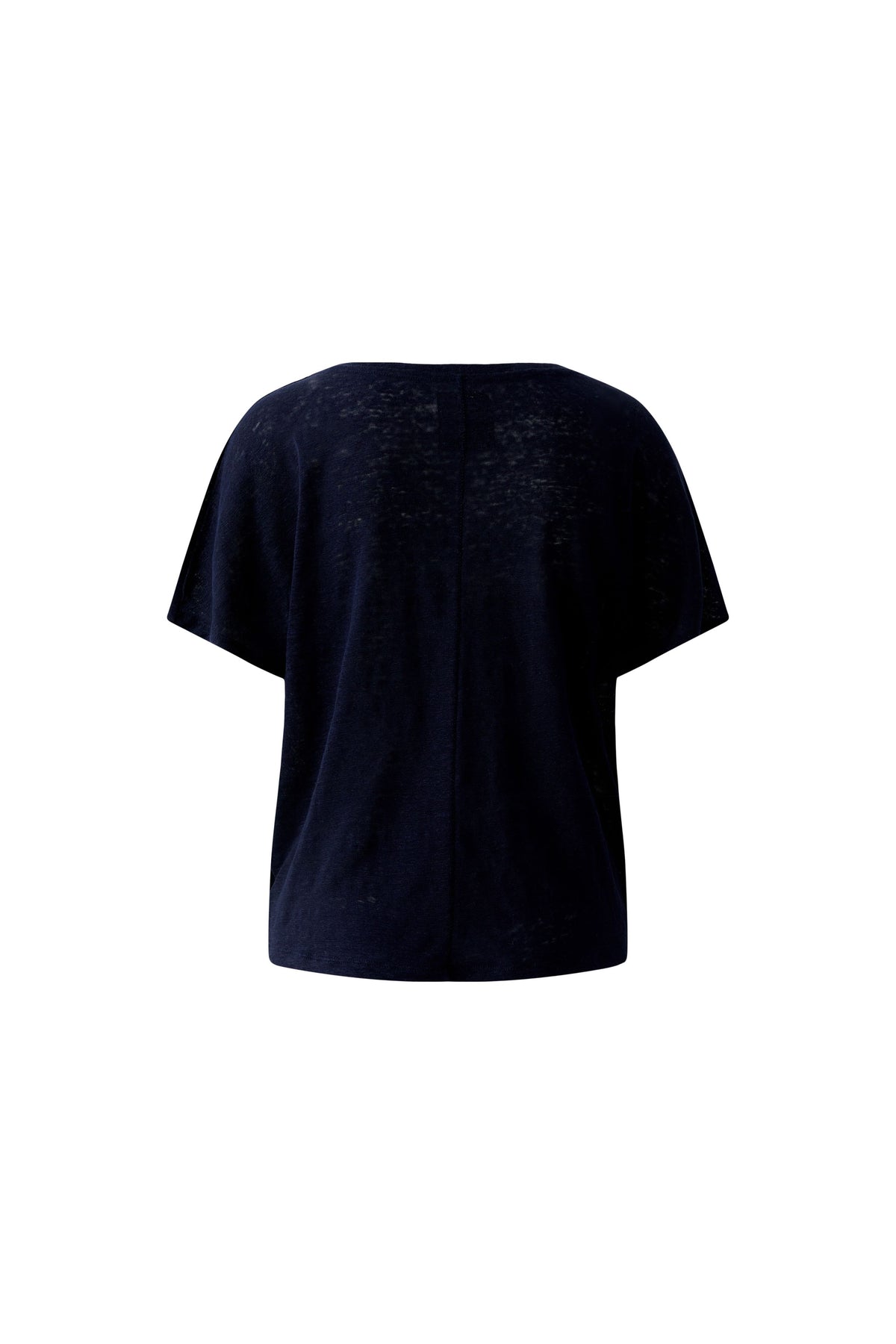 Oui - Navy Linen Top