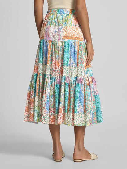 Emily Van Den Bergh -Paisley Print Skirt
