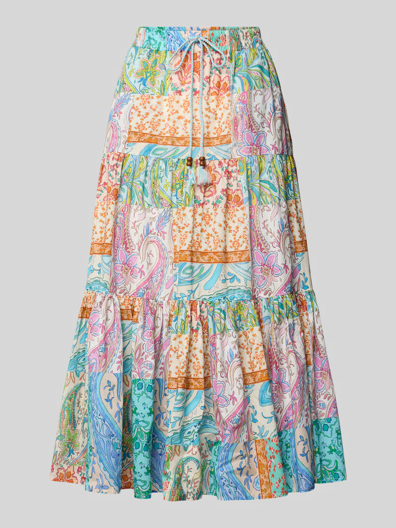 Emily Van Den Bergh -Paisley Print Skirt