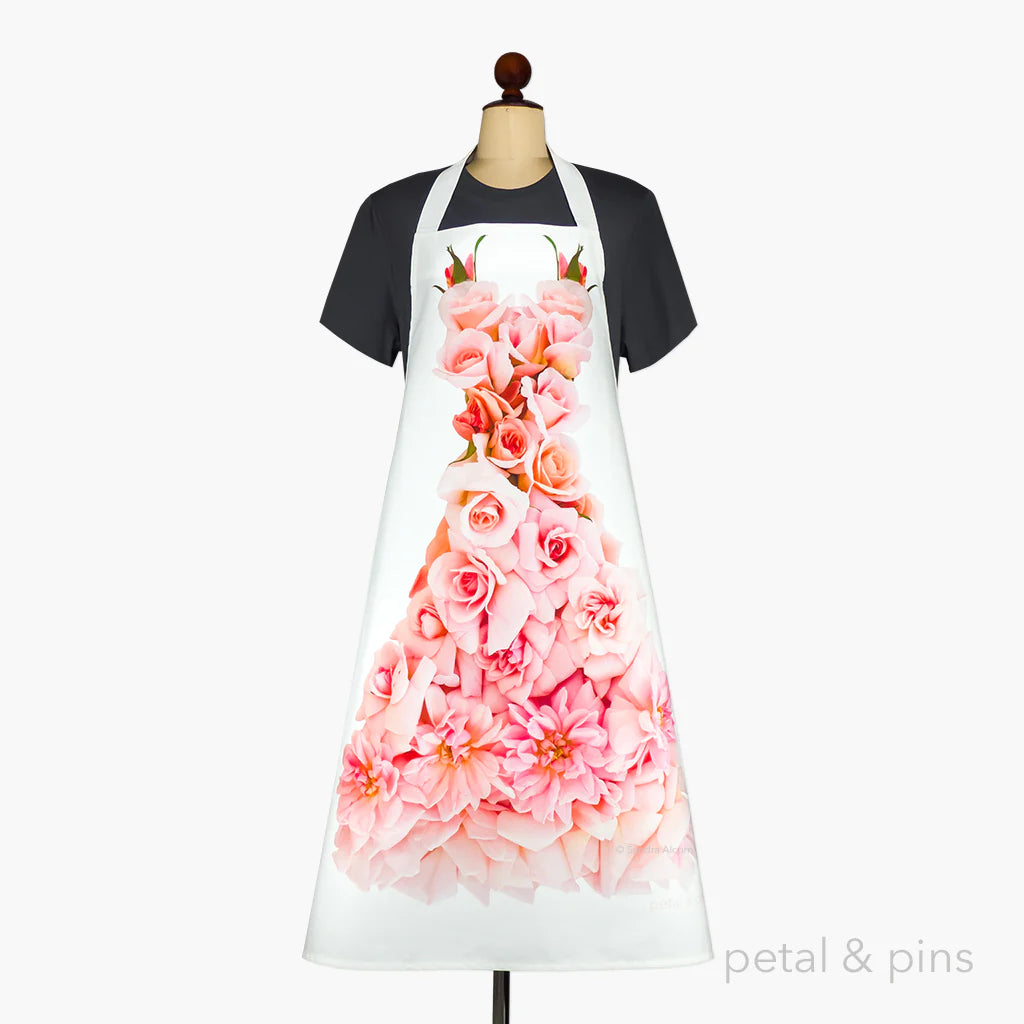 Petal and Pins  - Cécile Brünner Rose apron