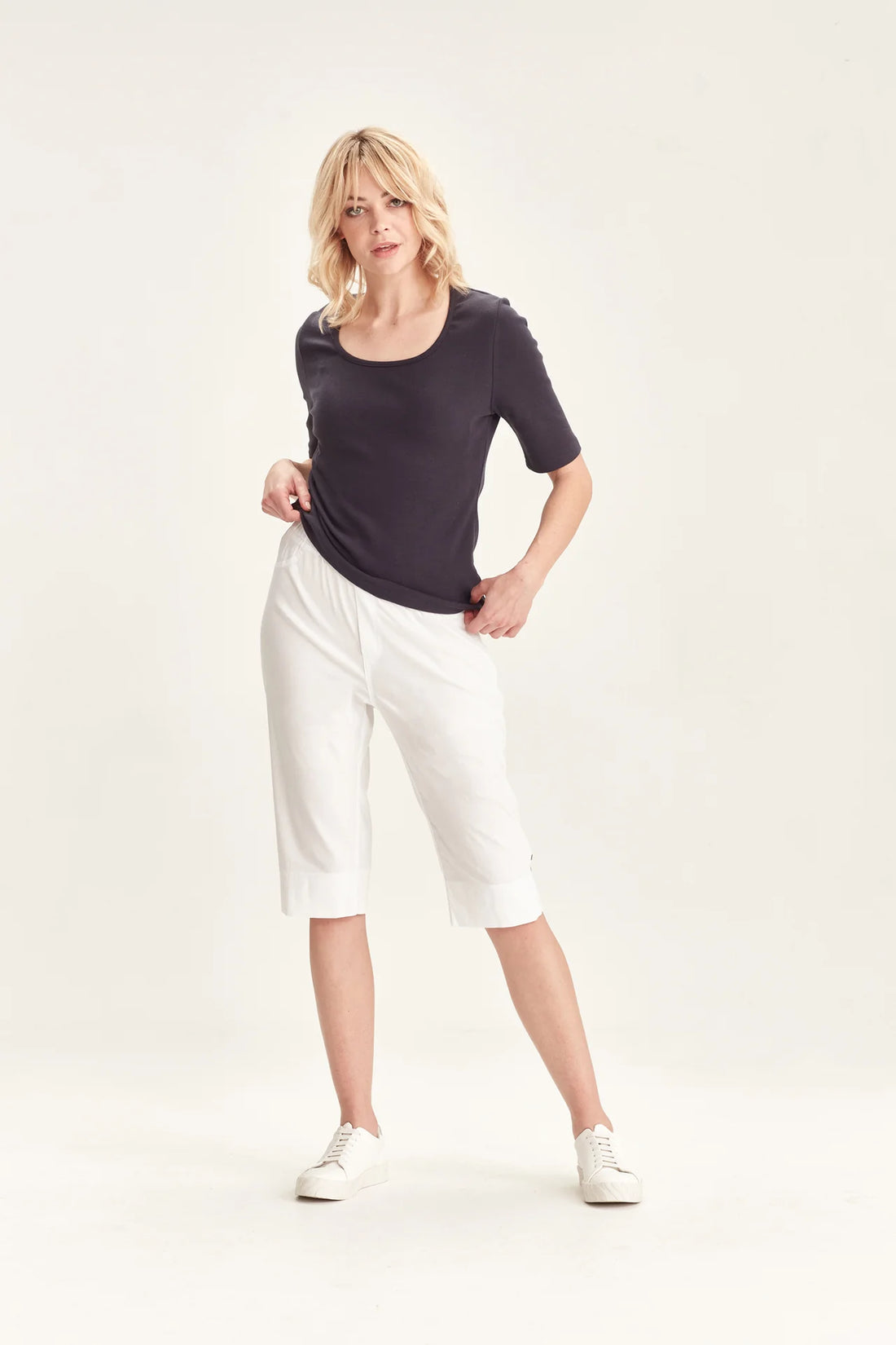 Verge - Bermuda Short - White