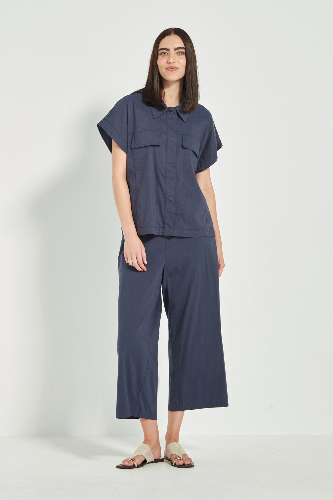 Verge - Acrobat Nico Shirt / Jacket in Denim Marle
