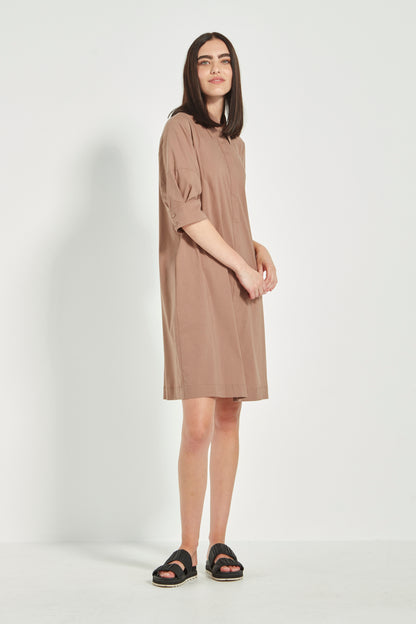 Verge - Acrobat Nori Dress in Mocha