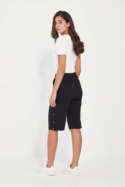 Verge Acrobat Rolled Shorts - Denim Marle