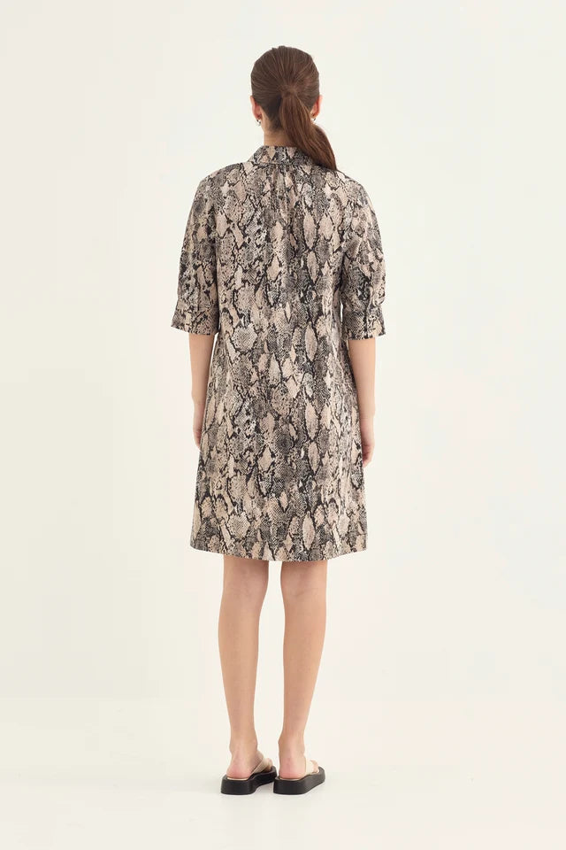 Verge Serpent Nori Dress