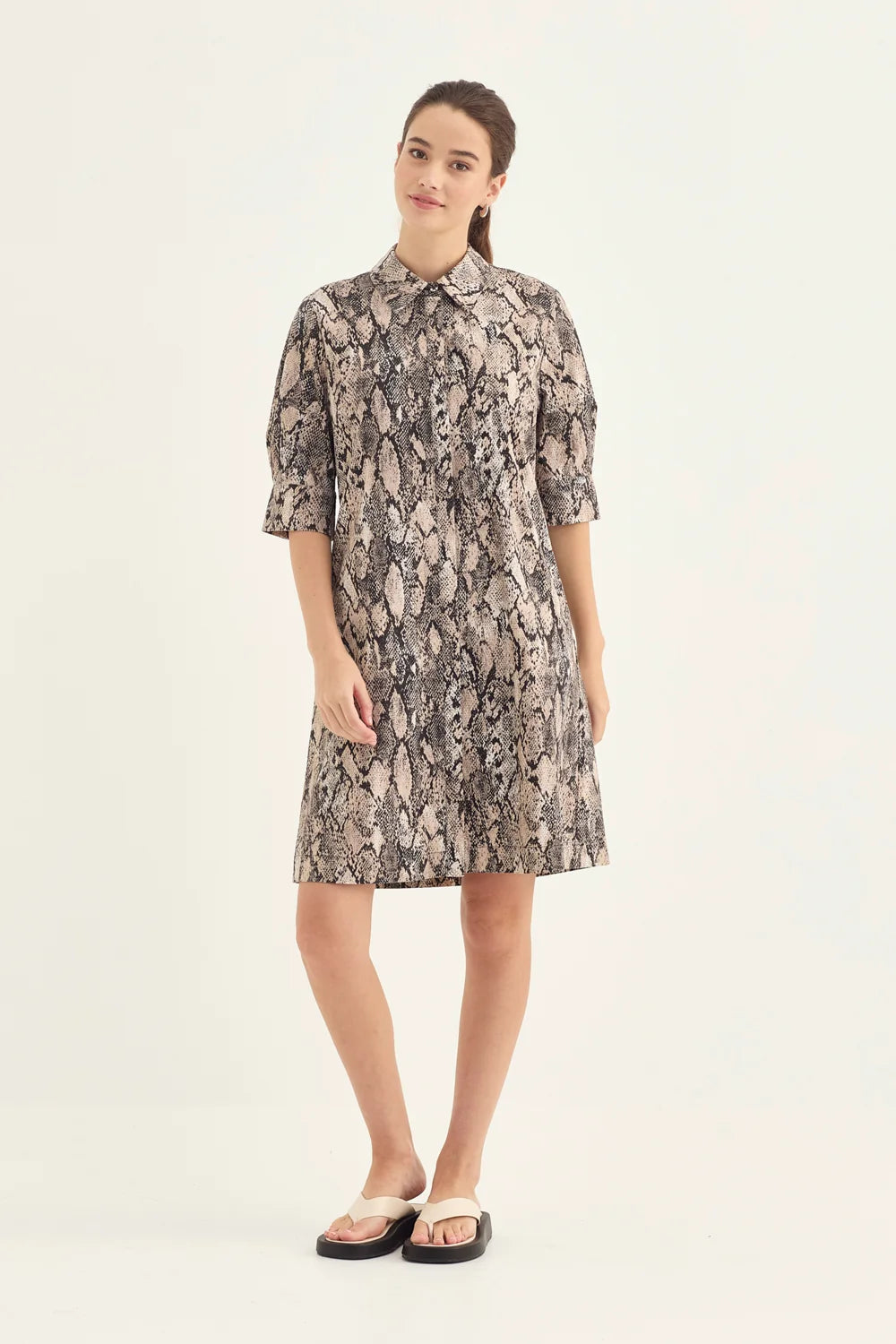 Verge Serpent Nori Dress