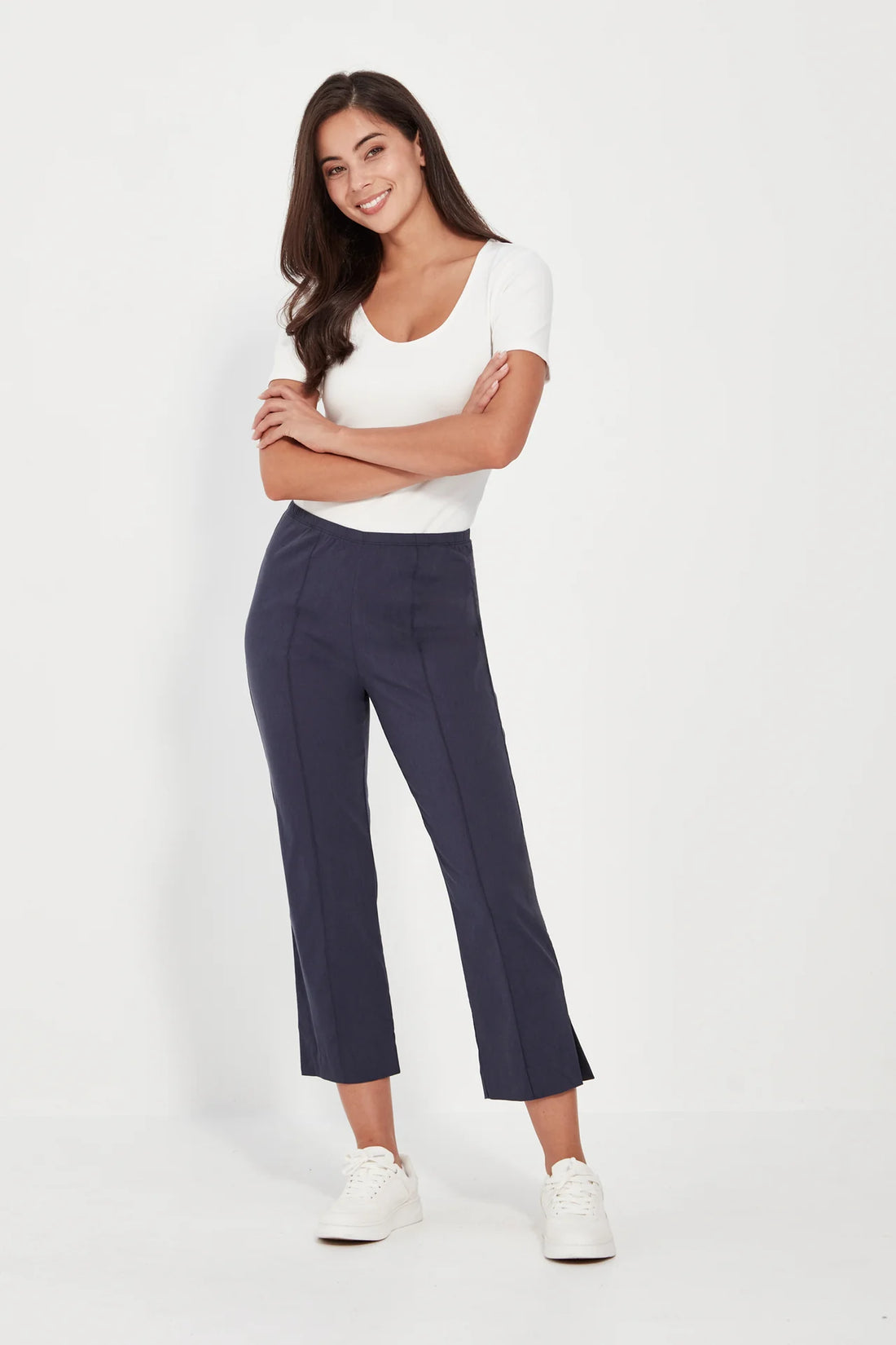 Verge -Acrobat 7/8 Pant - Denim Marle