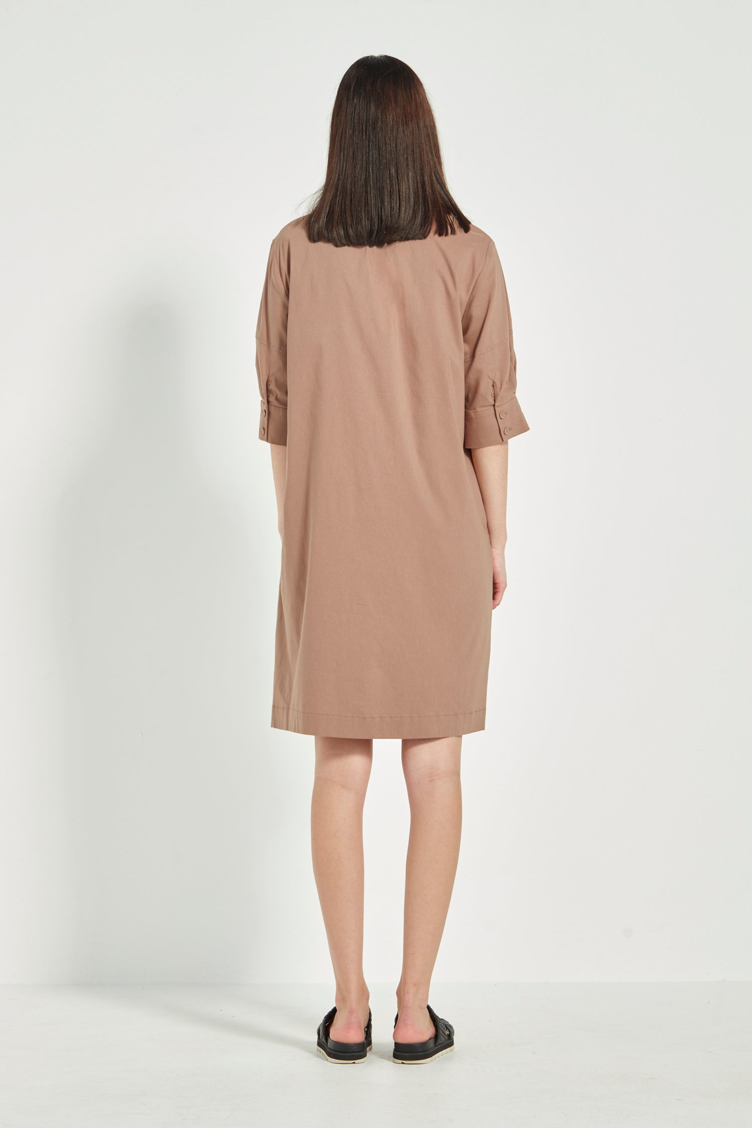Verge - Acrobat Nori Dress in Mocha