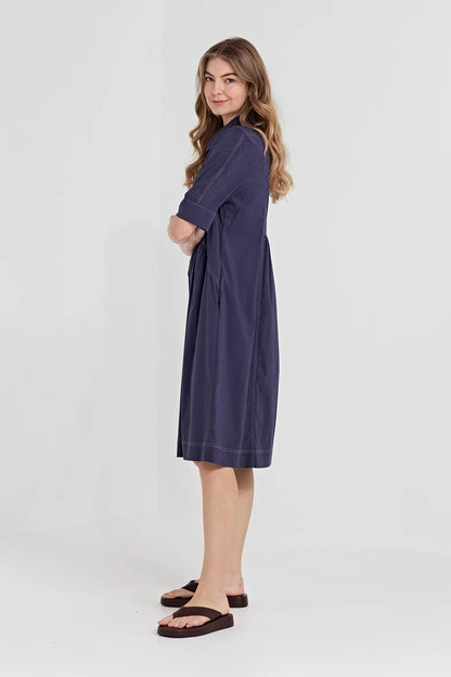 Verge Acrobat Rosie Dress - Denim Marle
