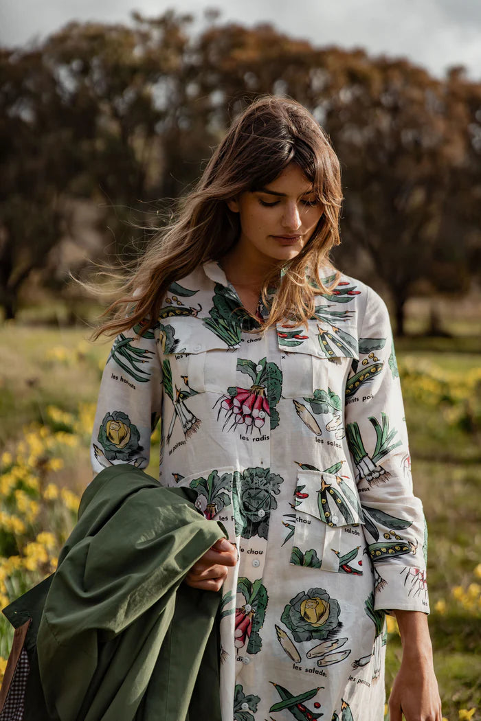 Binny - I   BEG   YOUR   PARDON   IN   THE   VEGGIE   GARDEN.   Dress.