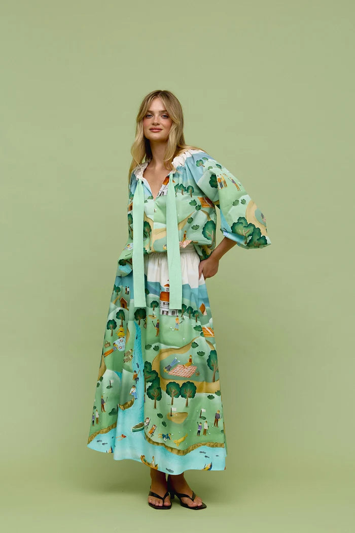 Binny - Lawns (one fine day) Skirt.