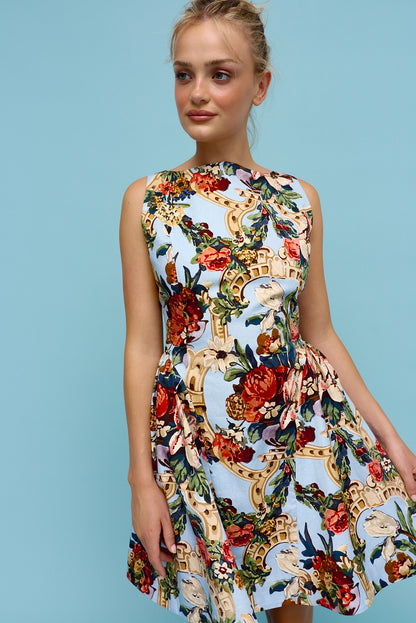 Binny Break Point Print Dress