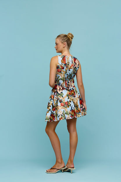 Binny Break Point Print Dress