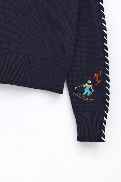Binny - JACKSON HOLE. Navy Jumper