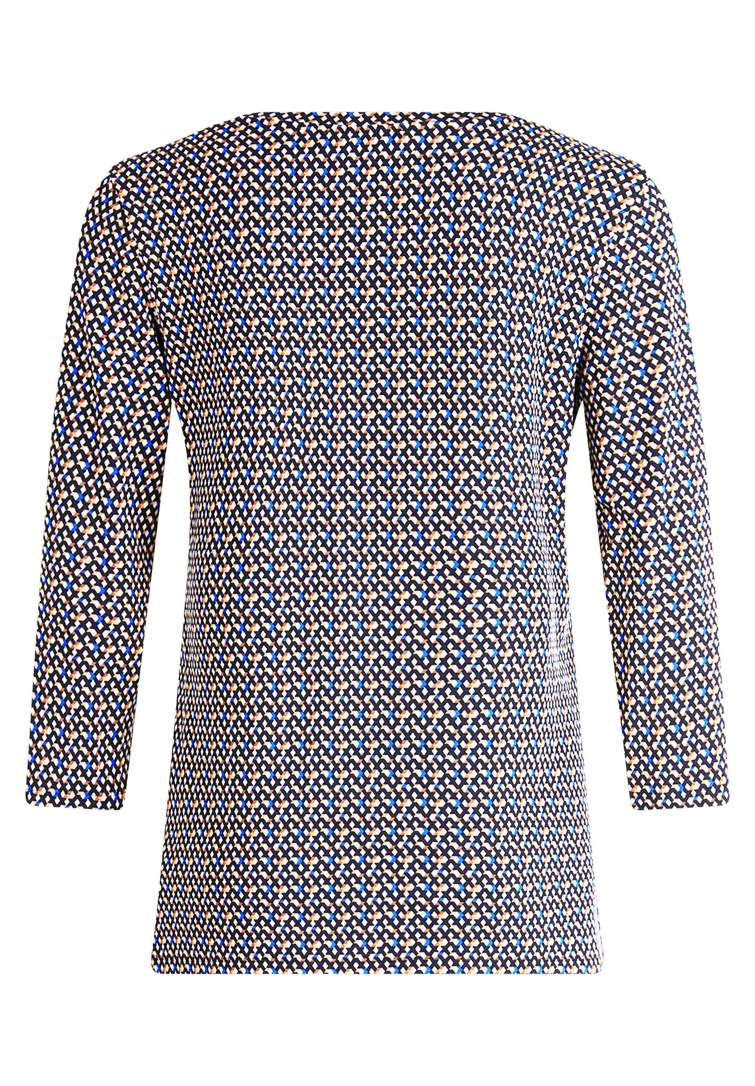 Betty Barclay - 3/4 Sleeve Diamond Print Top