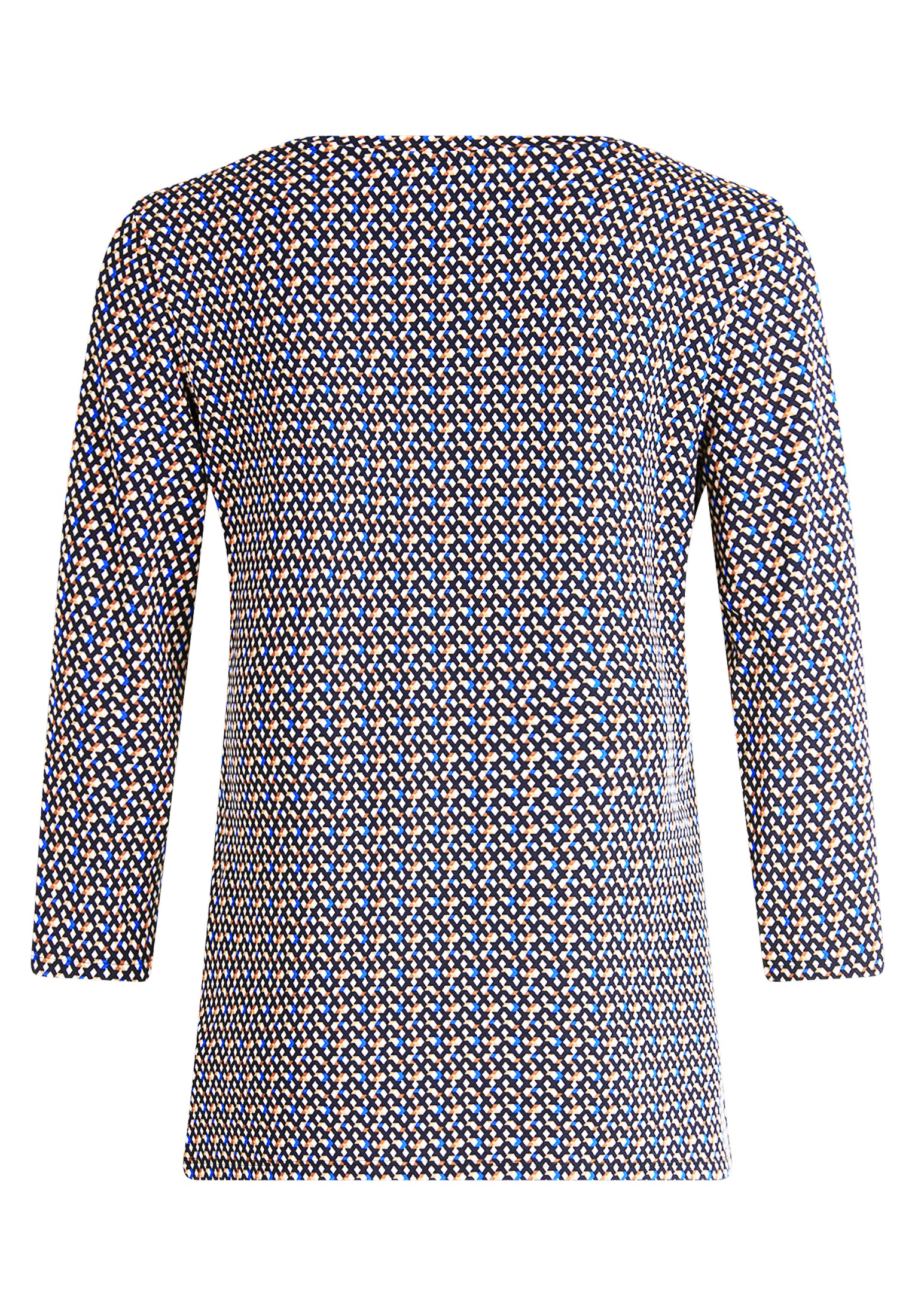 Betty Barclay - 3/4 Sleeve Diamond Print Top