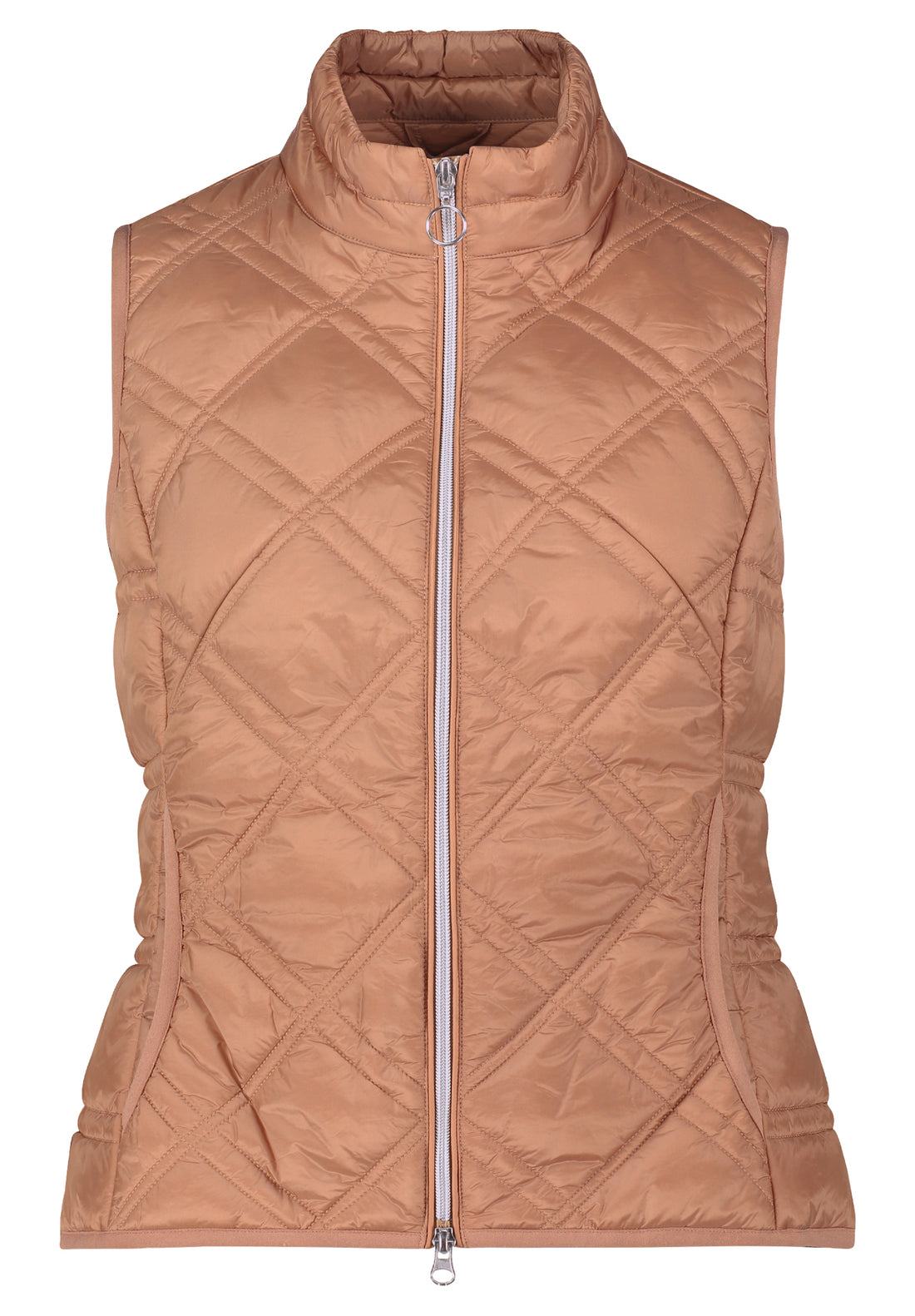 Betty Barclay - Quilted Puffer Vest in Tobacco