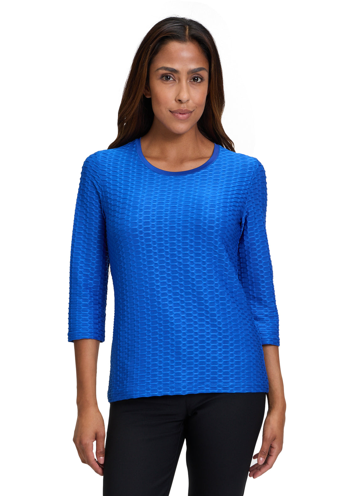 Betty Barclay - Cobalt  Blue 3/4 Sleeves Top