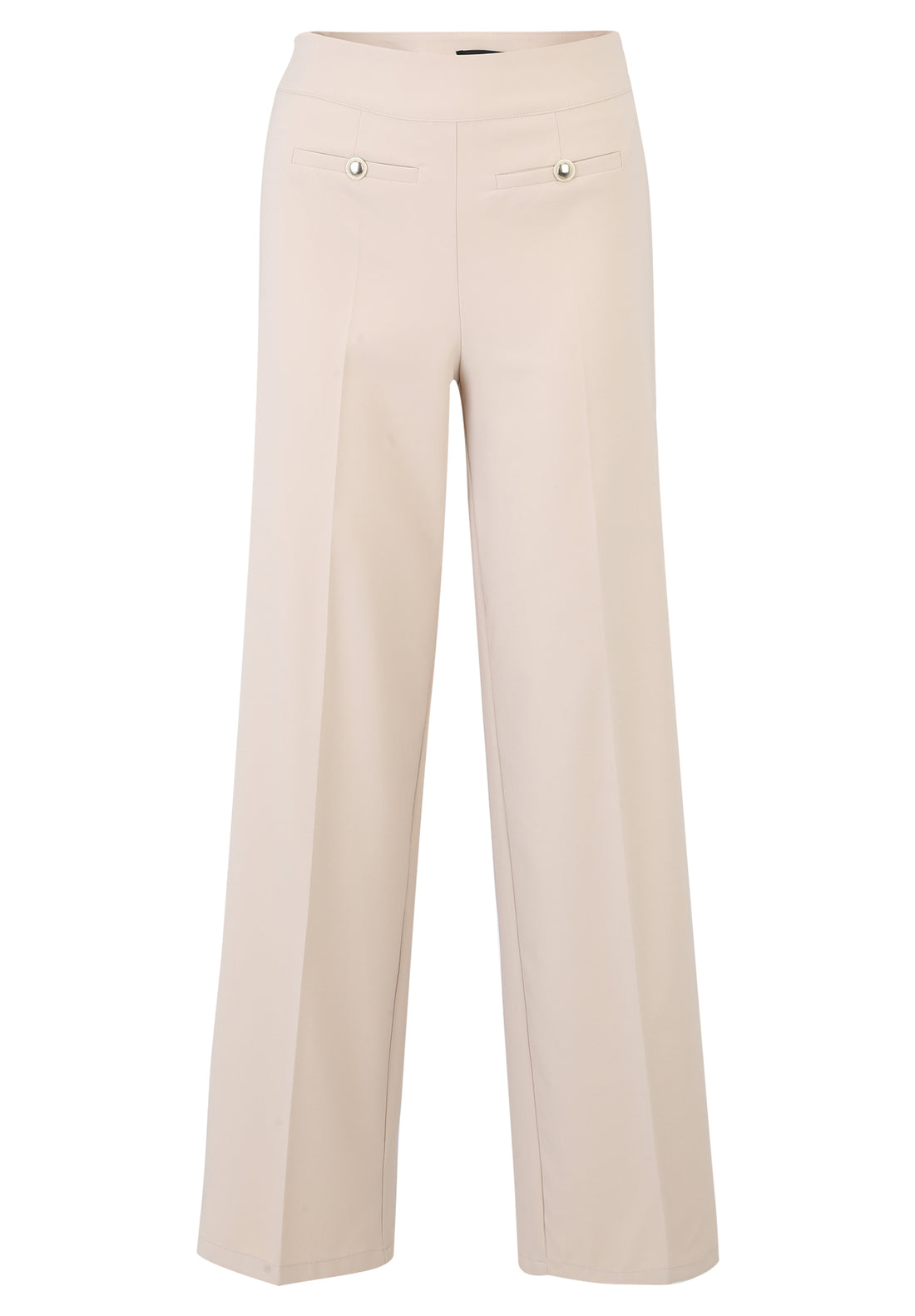 Betty Barclay - Relaxed Fit Smart Trousers Beige