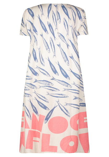 Betty Barclay - Fun Print V Neck Dress