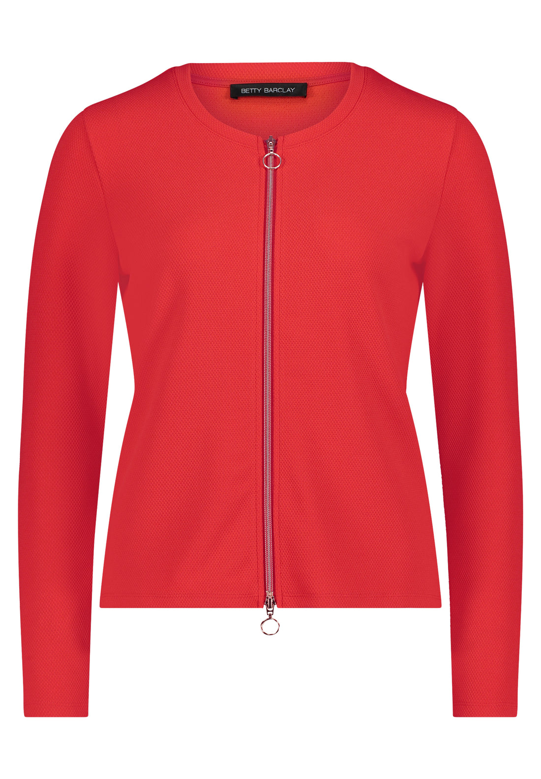 Betty Barclay - Zip Jacket in Poppy Red