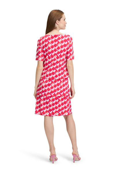 Betty Barclay Pink Print Dress