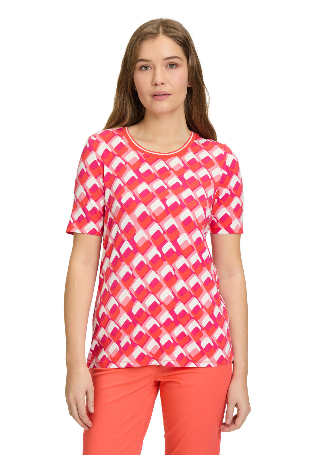 Betty Barlcay- Pink and Red T-shirt