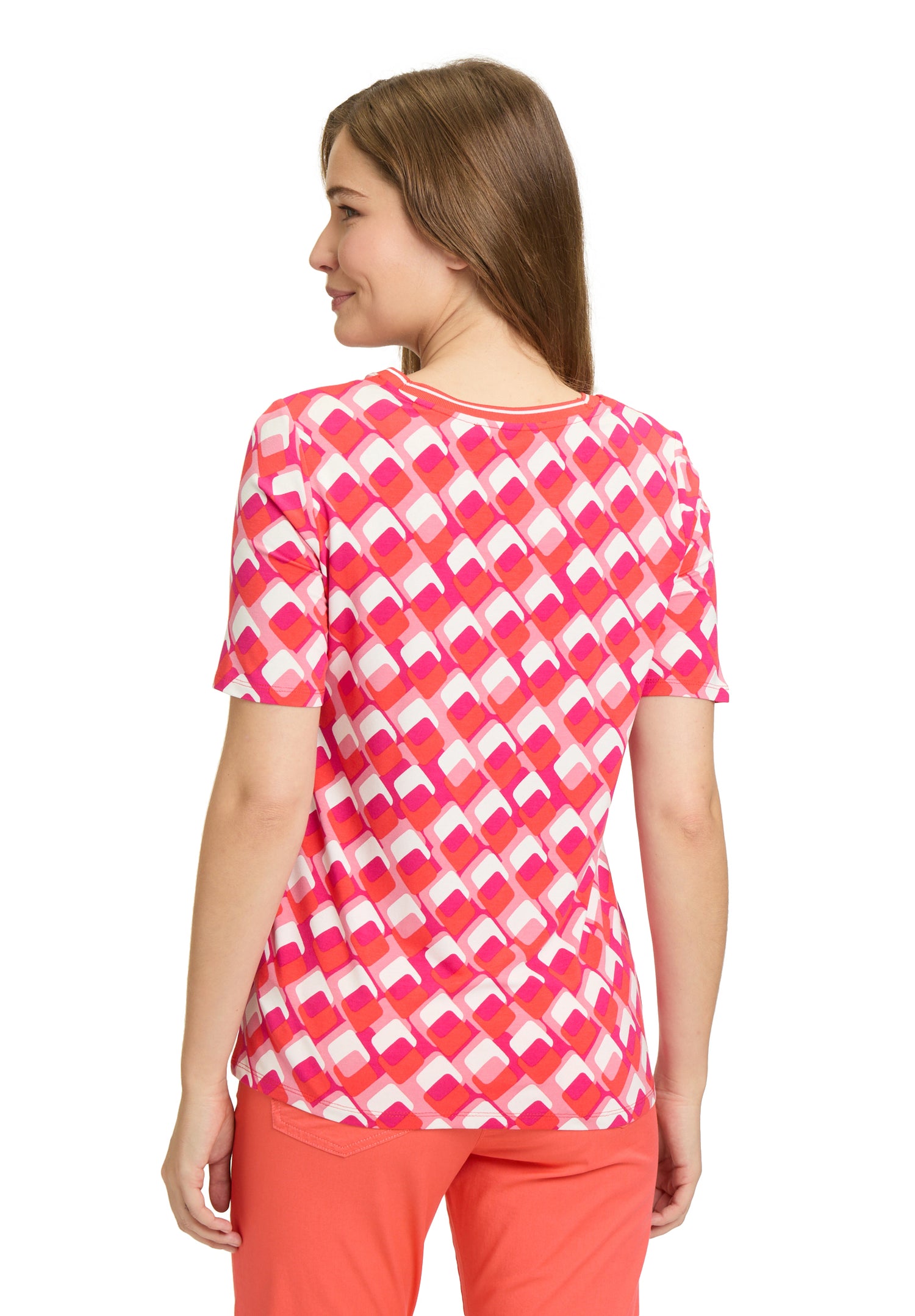 Betty Barlcay- Pink and Red T-shirt