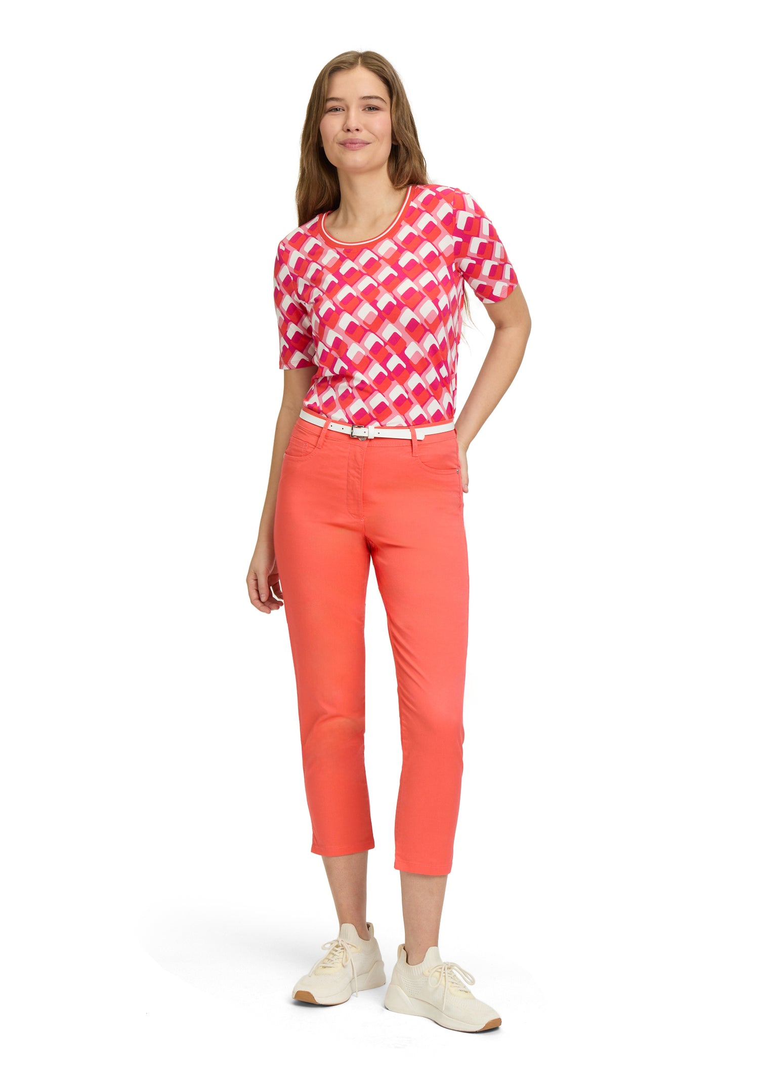 Betty Barlcay- Pink and Red T-shirt