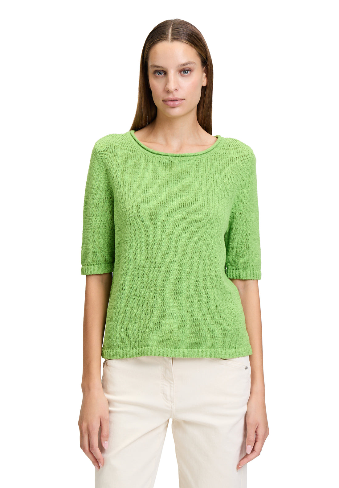 Betty Barclay - Opaline Green Knit Pullover Top