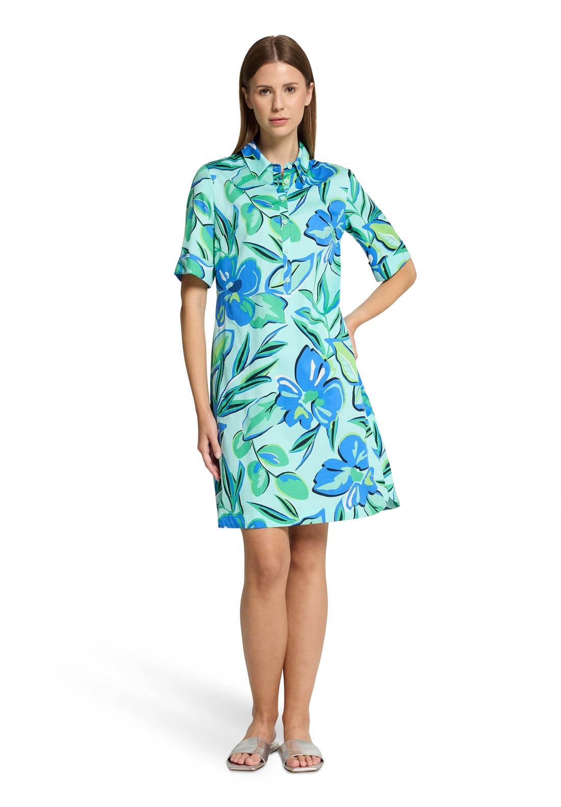 Betty Barclay - Tropical Print Shirt Dress