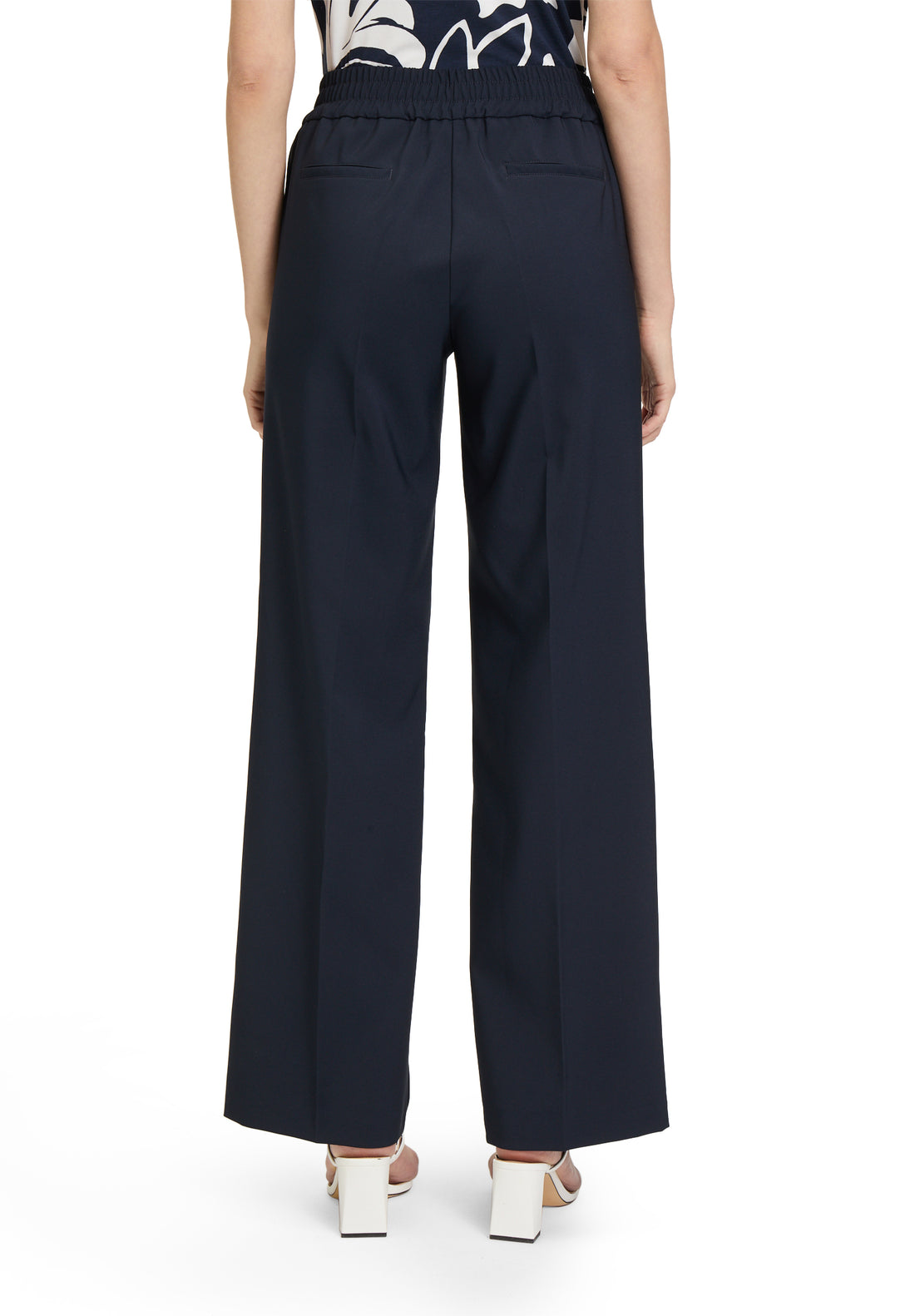 Betty Barclay Navy Pull on Pant