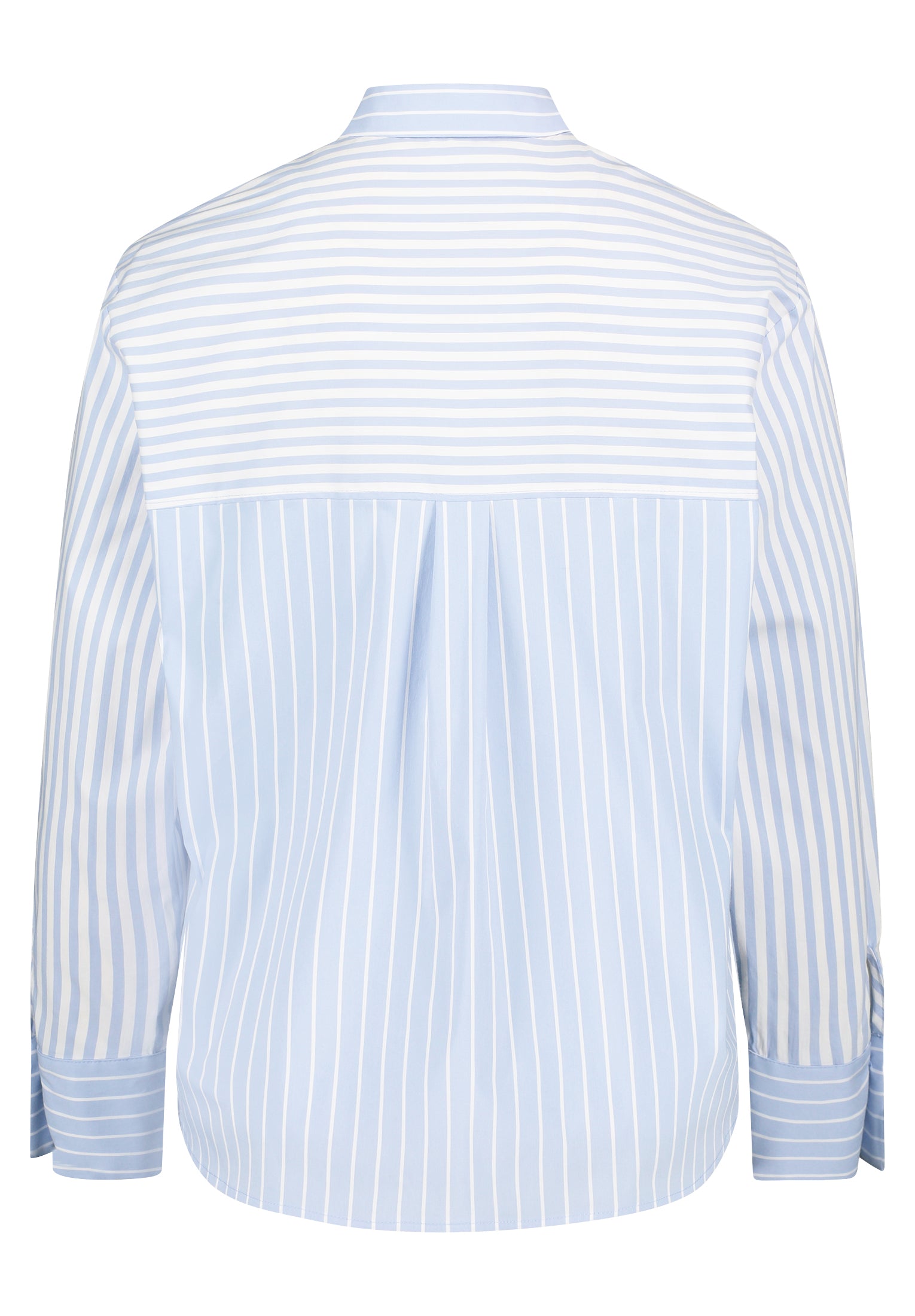 Betty Barclay - Blue and White Stripe Shirt With Patch Pocket