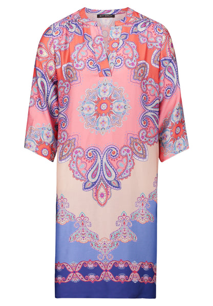 Betty Barclay -  Vibrant Paisley Bohemian Print  Tunic Style Dress