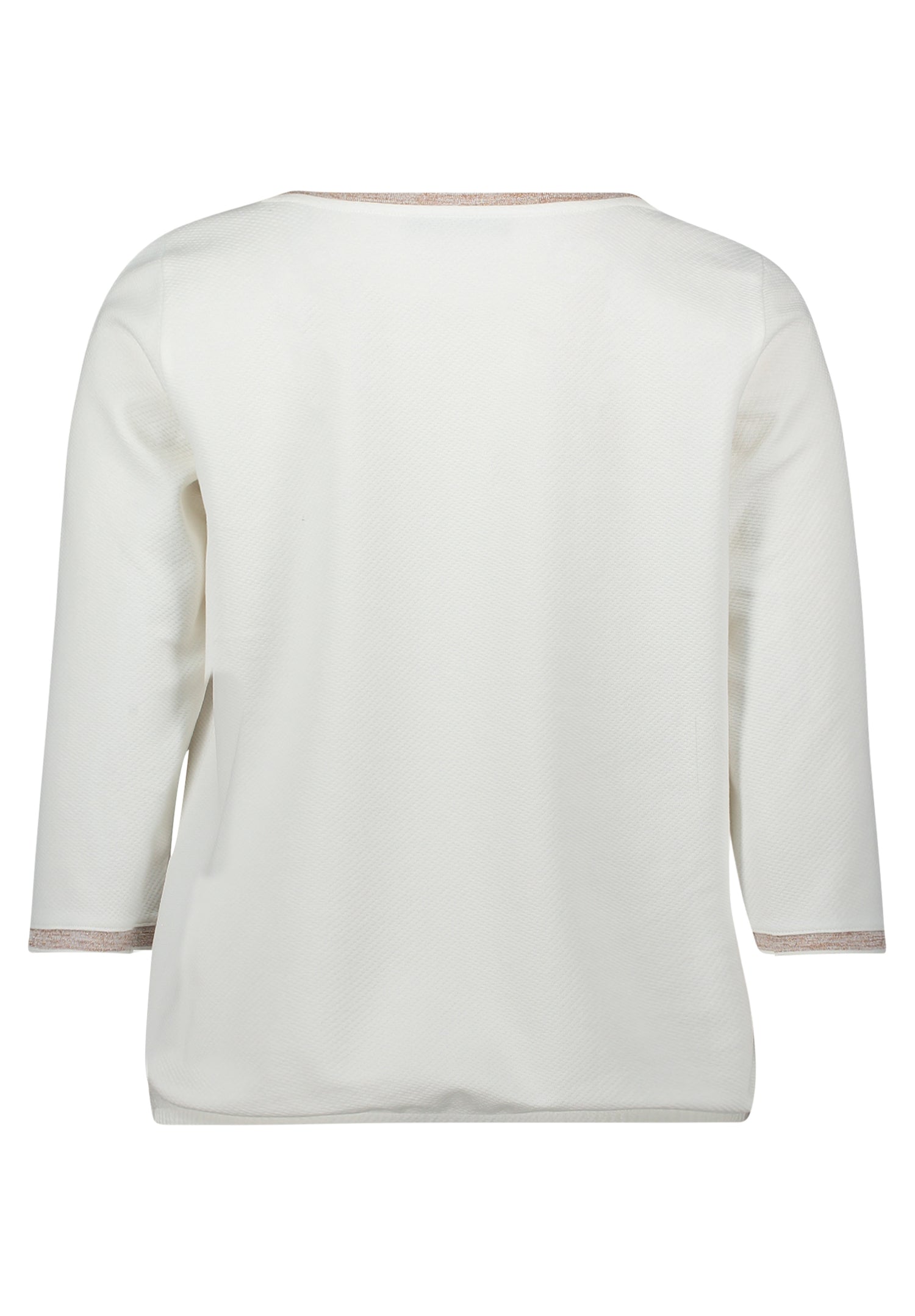 Betty Barclay - Cream Top with Gold Trim