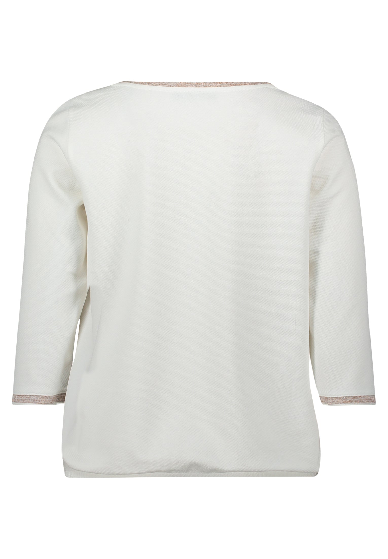 Betty Barclay - Cream Top with Gold Trim