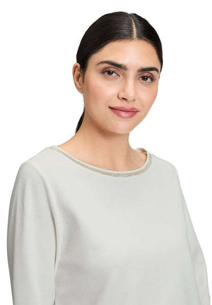 Betty Barclay - Cream Top with Gold Trim