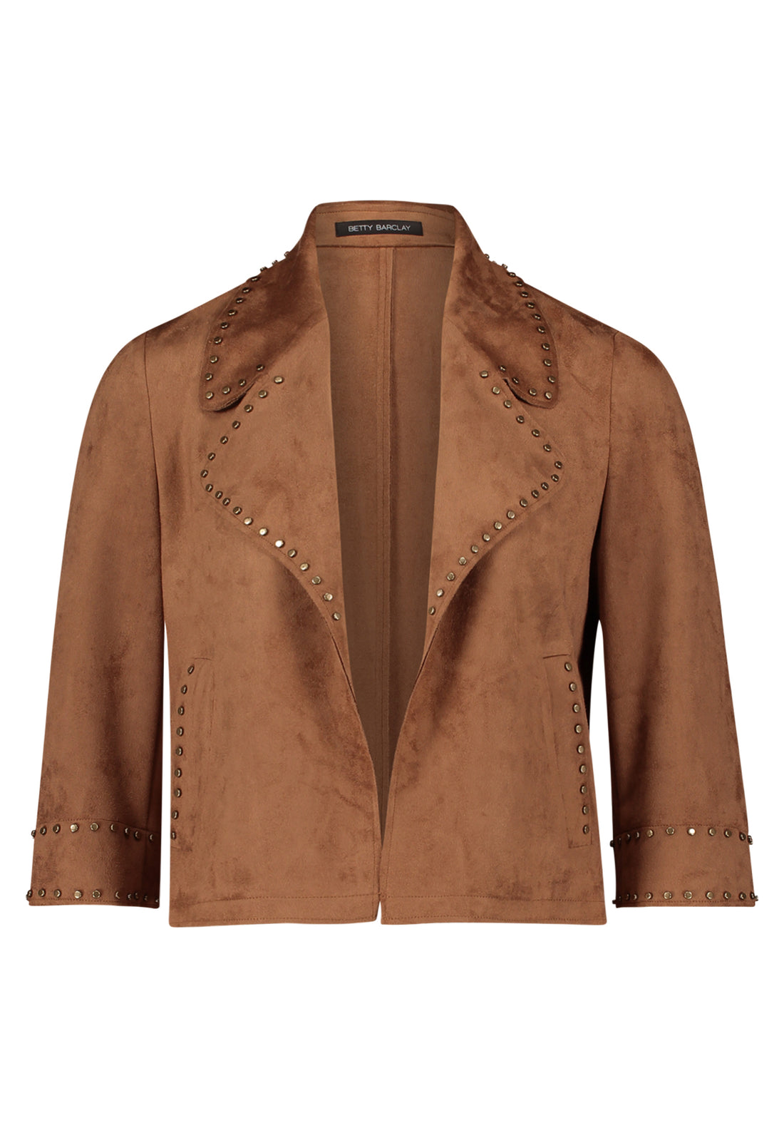 Betty Barclay- Tobacco Suede Jacket