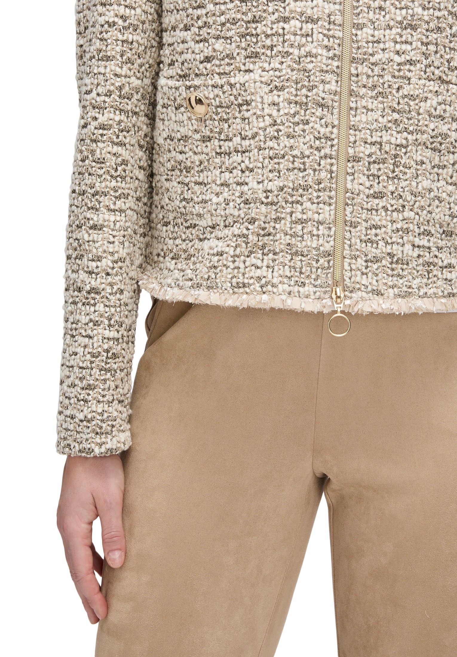 Betty Barclay - Beige Texture Chanel Jacket