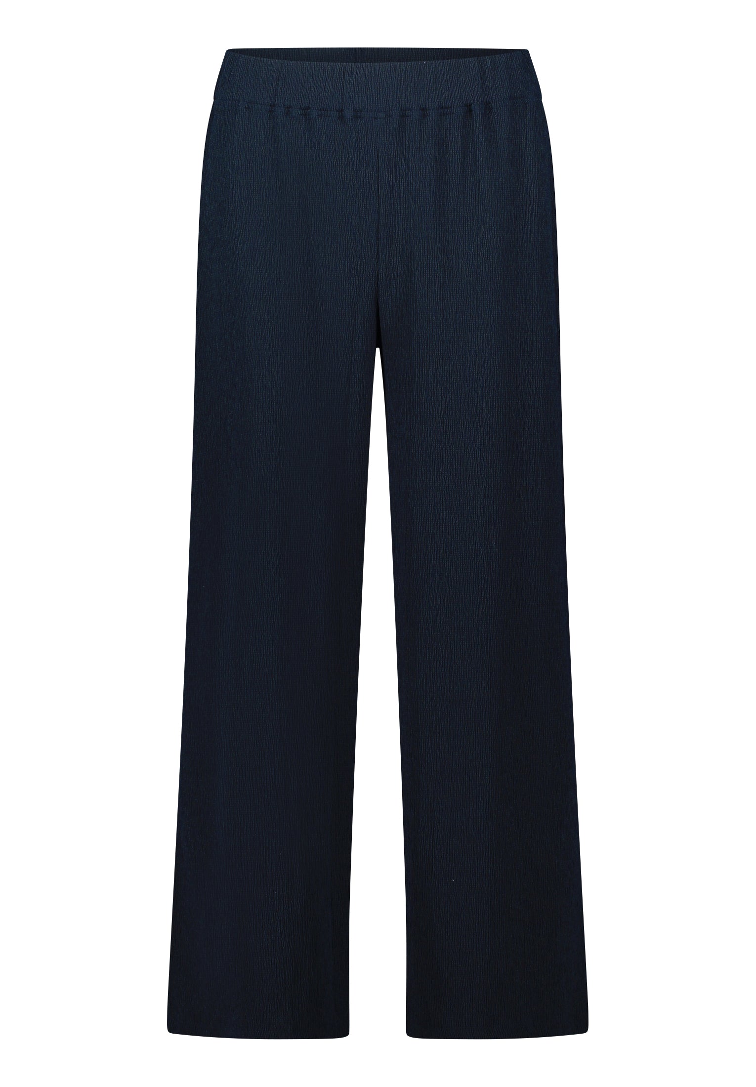 Betty Barclay- Navy Wide Leg Pull On Pant