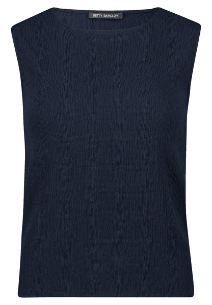 Betty Barclay - Navy Sleeveless Top