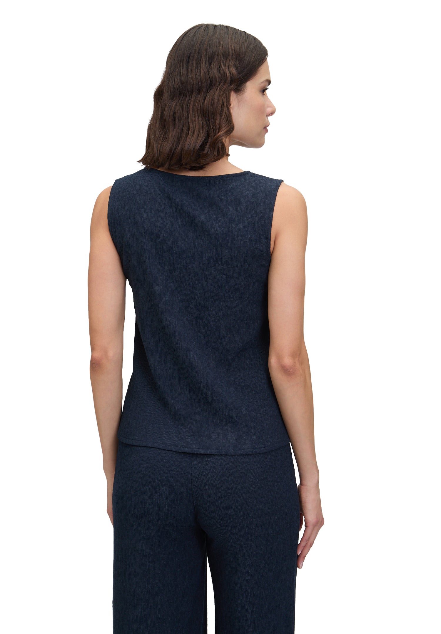Betty Barclay - Navy Sleeveless Top