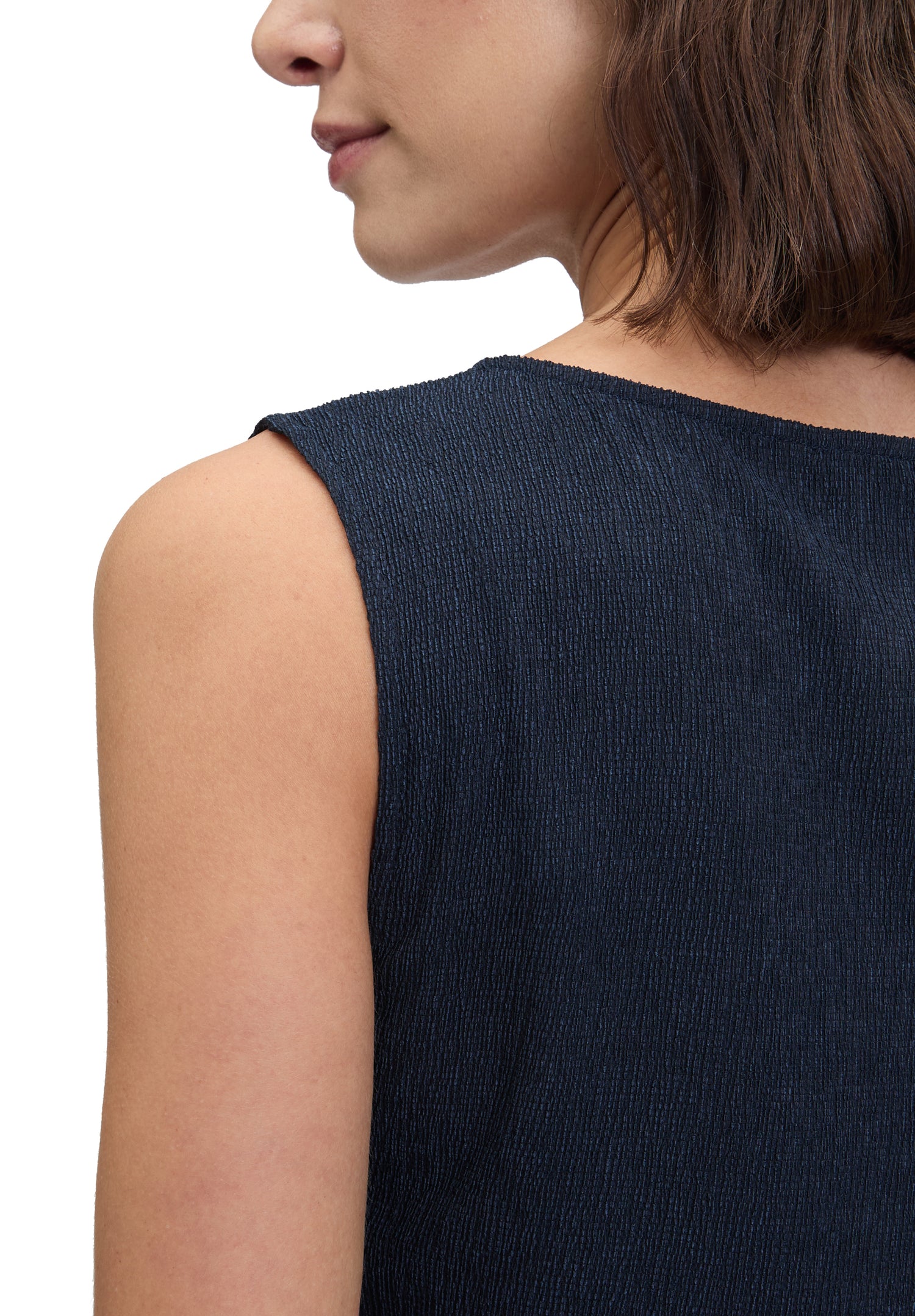 Betty Barclay - Navy Sleeveless Top