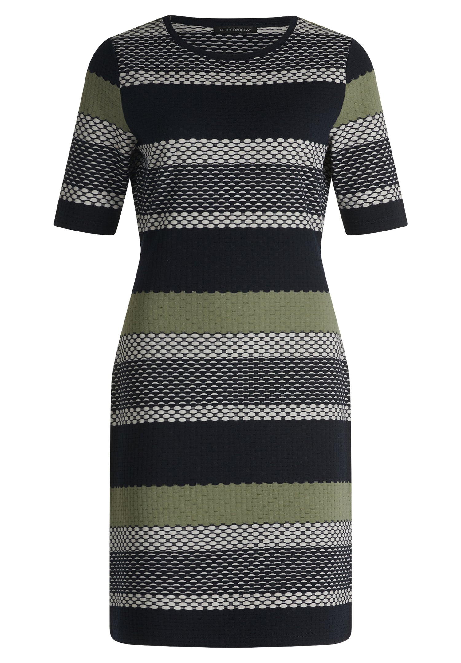 Betty Barclay - Olive Stripe Dress