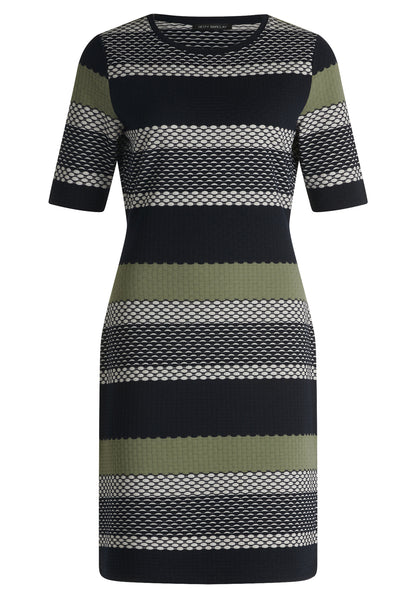Betty Barclay - Olive Stripe Dress